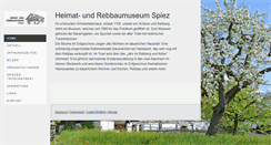 Desktop Screenshot of museum-spiez.ch